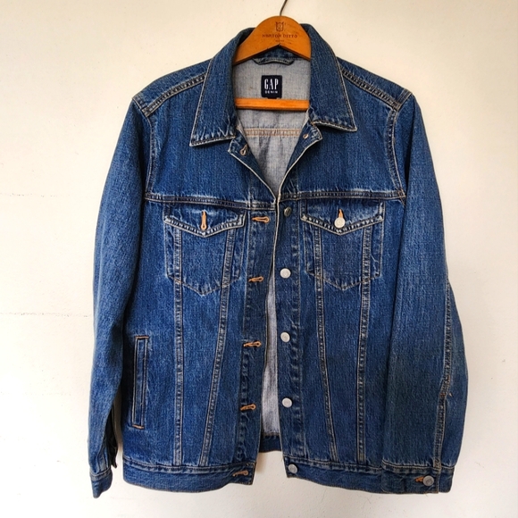 GAP Jackets & Blazers - Gap Denim Jacket Size XS Women's Oversized Boyfriend Fit